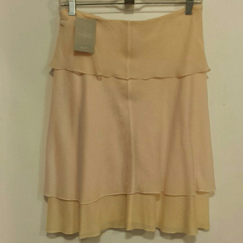 Anthropologie pink/peach skirt